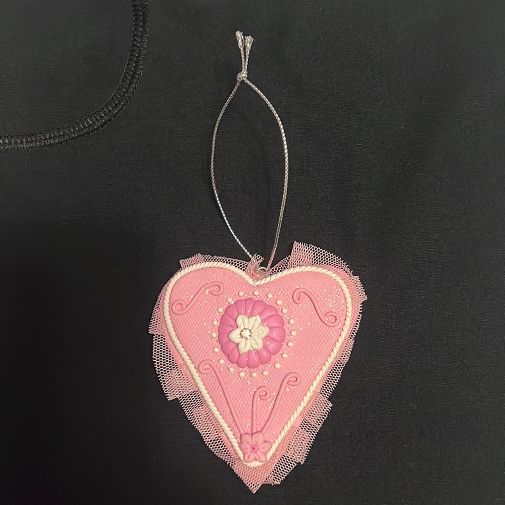 Ballerina heart ornament